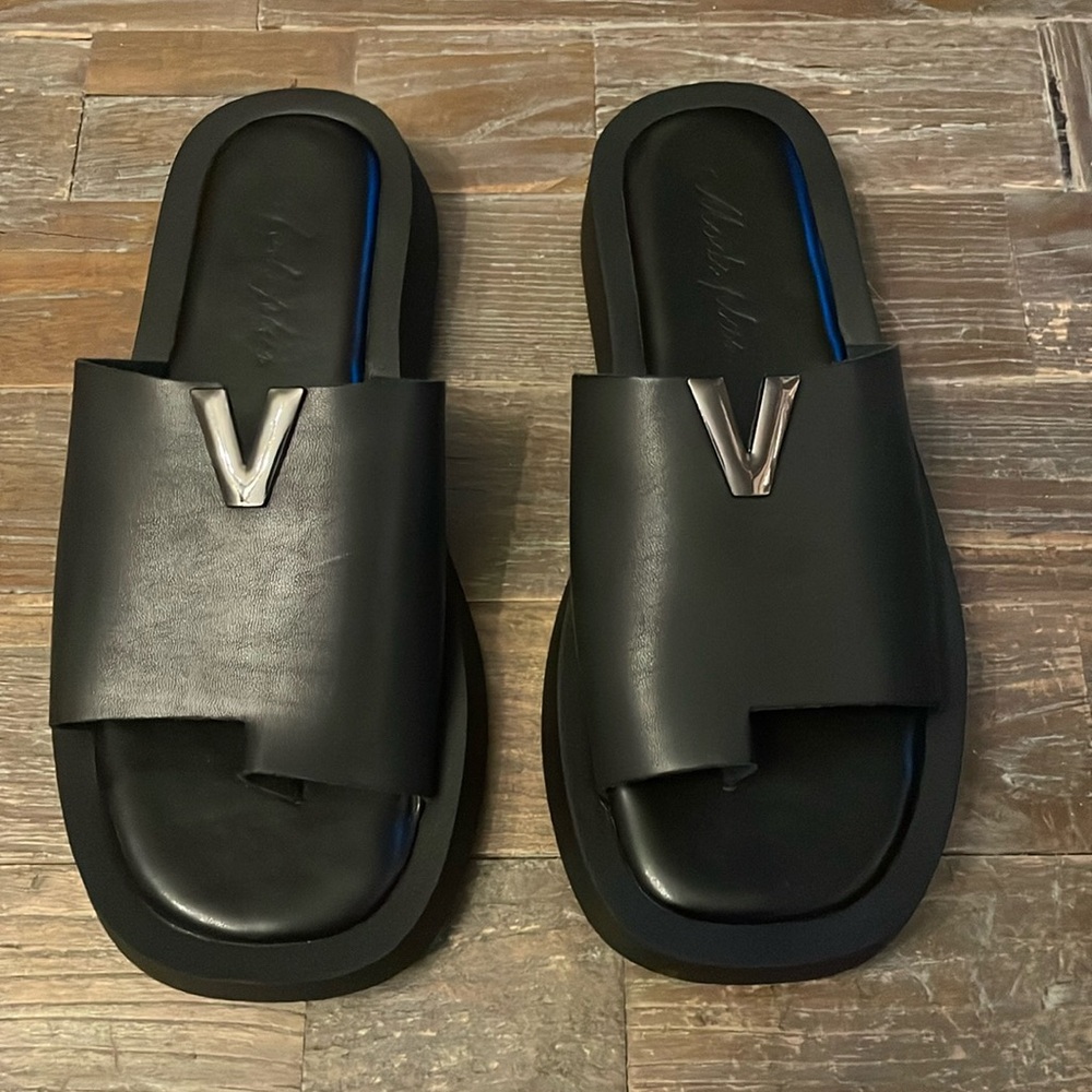 Mods Plus Platform Toe Strap Slide Sandals - image 2